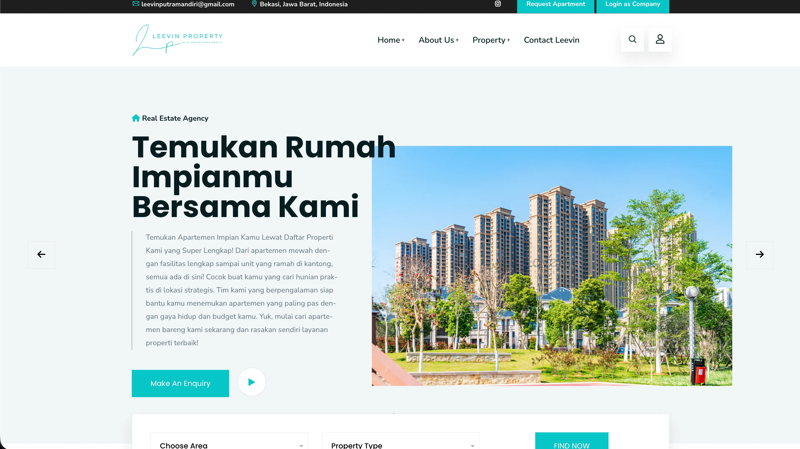 Leevin Property — Real Estate Platform