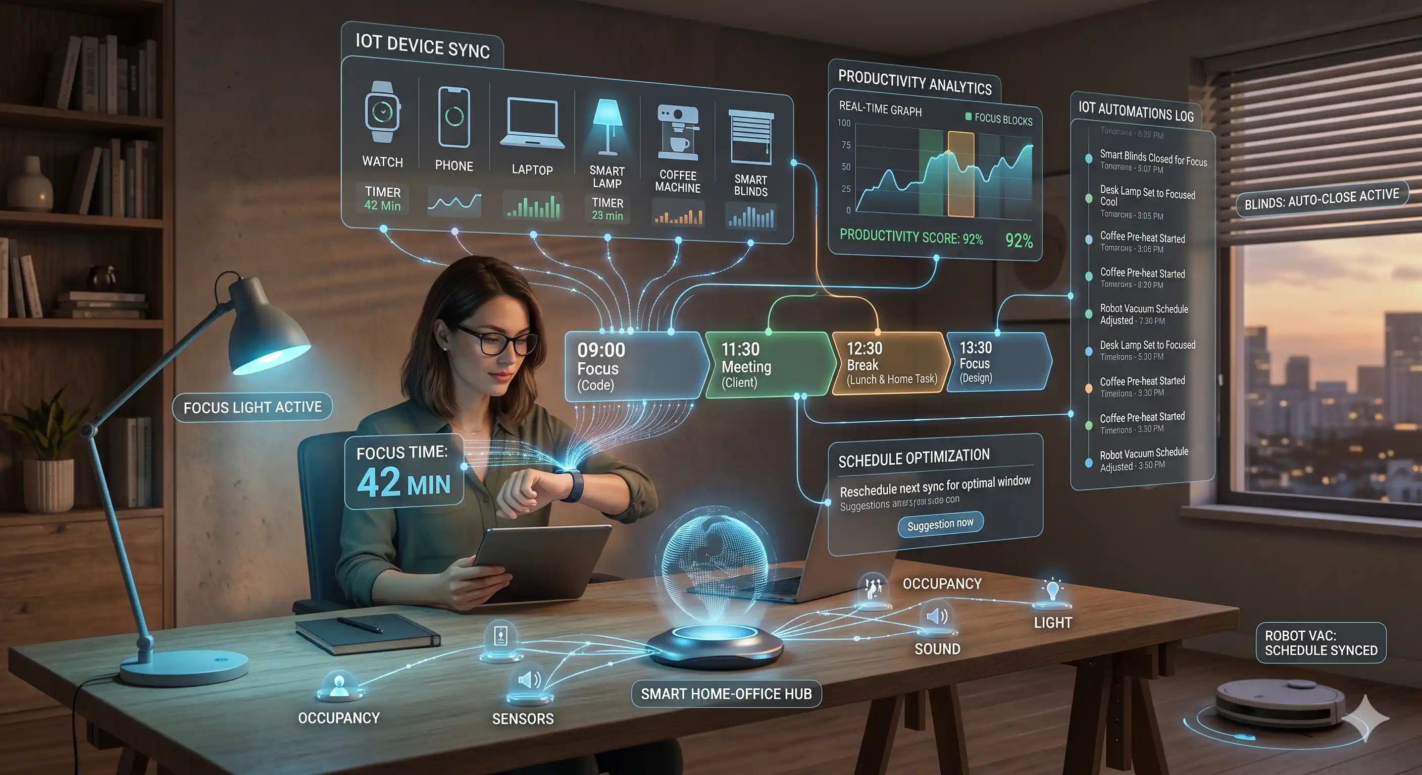 Time Management System with IoT Integration